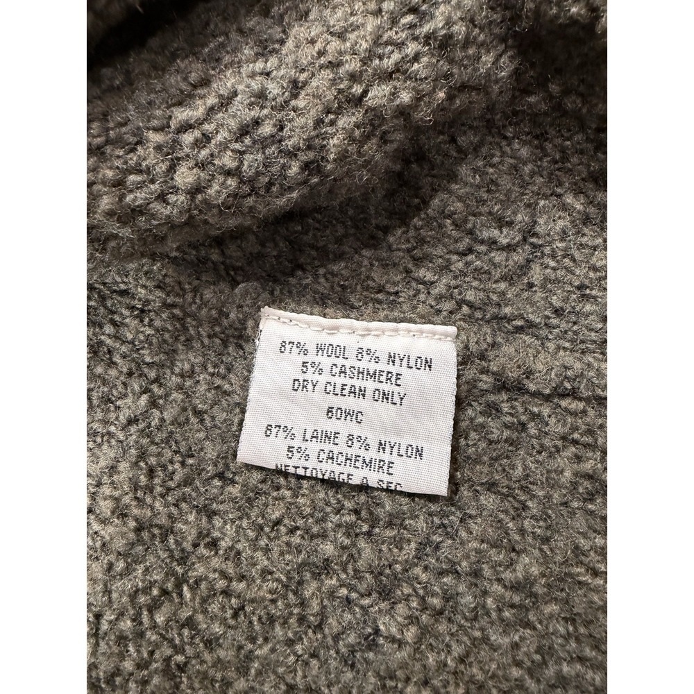 Eileen Fisher Cardigan Sweater Open Front Pockets Women's L Wool Cashmere Blend - Picture 5 of 5
